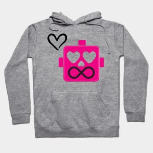 Blockhead Love Robot Hoodie